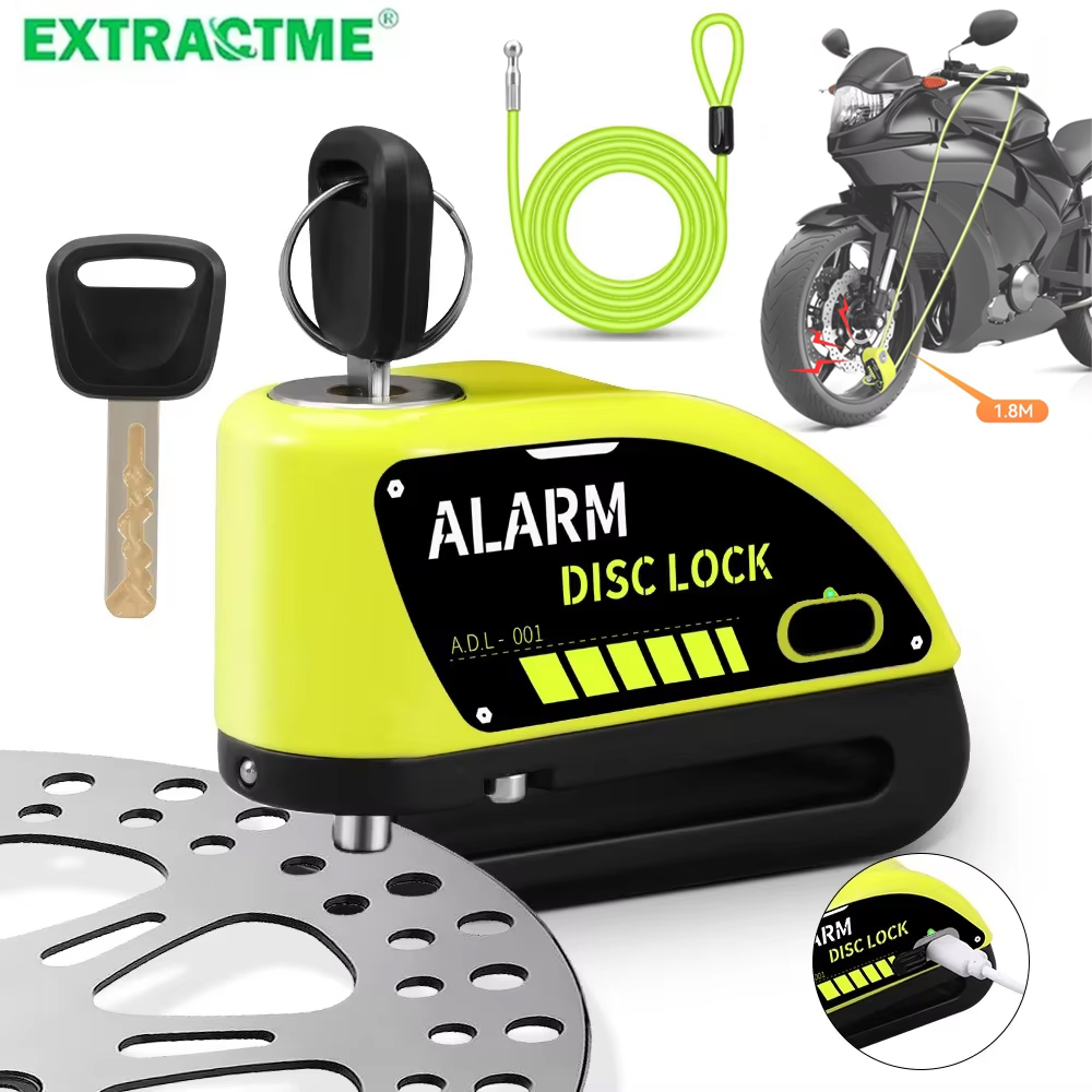 Disc Lock Brake - Замок для мотоцикла Extractme с сигнализацией