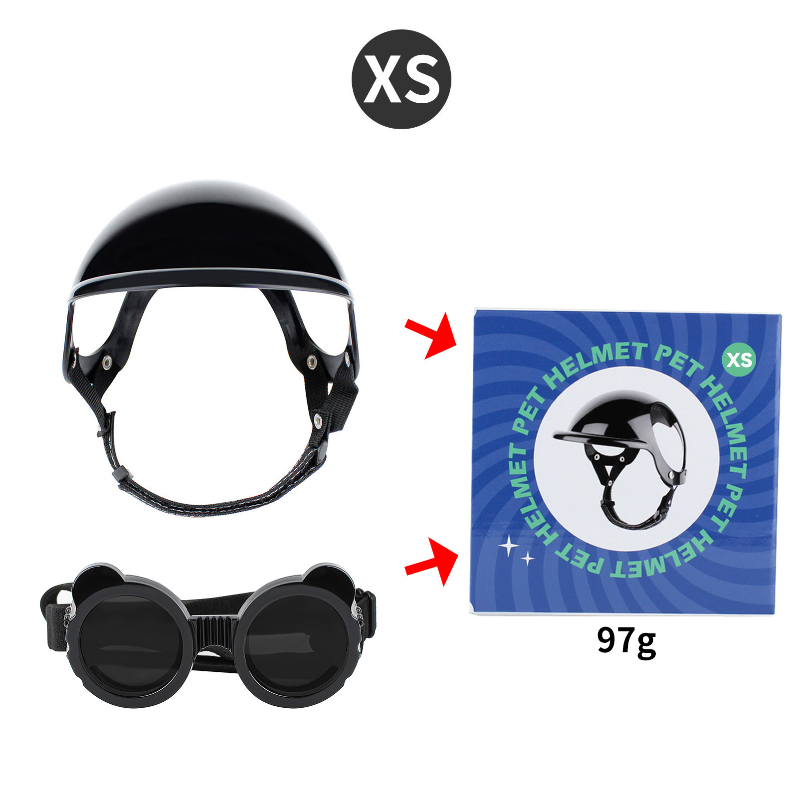 Motorcycle Gear For Dogs - Водонепроницаемая шапка-шлем для кошек и собак,