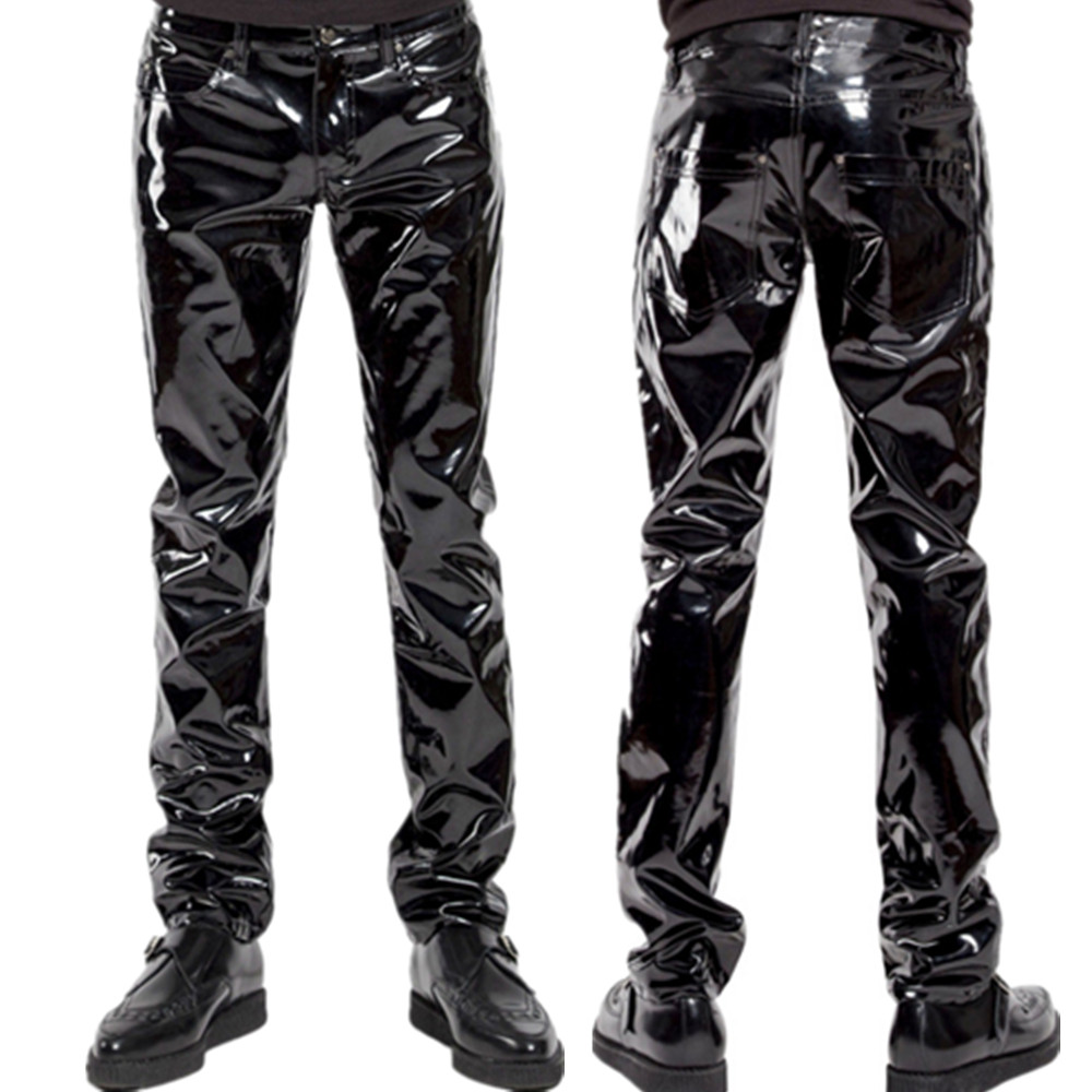 Motorcycle Gear For Men - Брюки мужские из ПВХ и латекса,