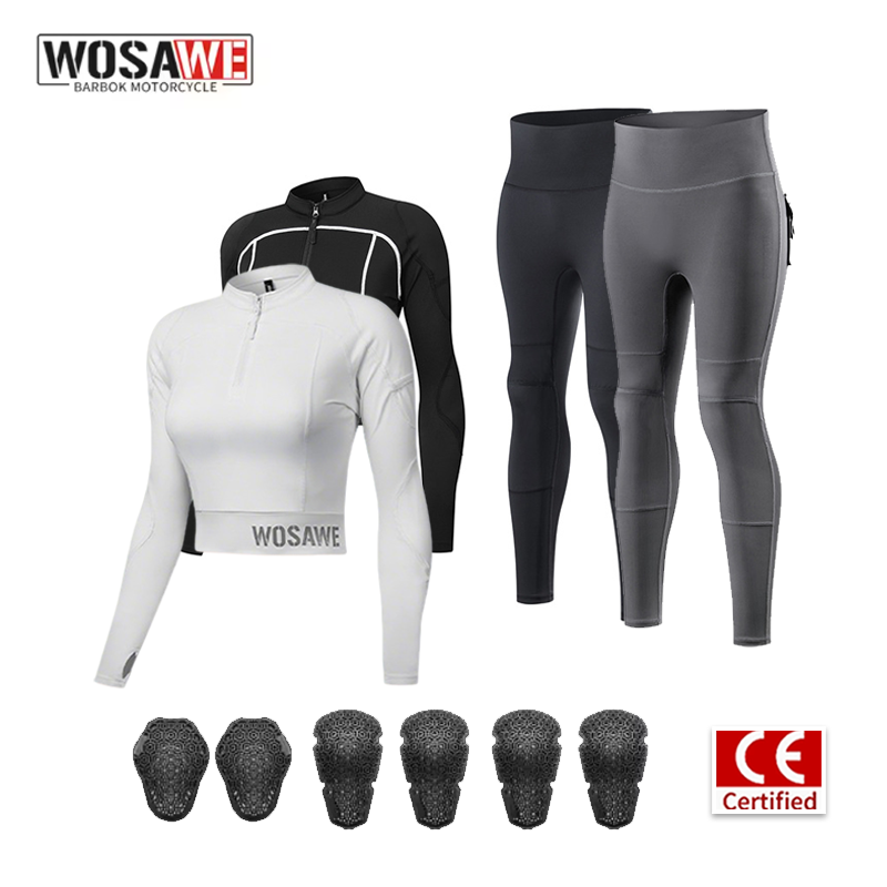 Motorcycle Gear Women Pants - Женский мотоциклетный костюм WOSAWE для лета: