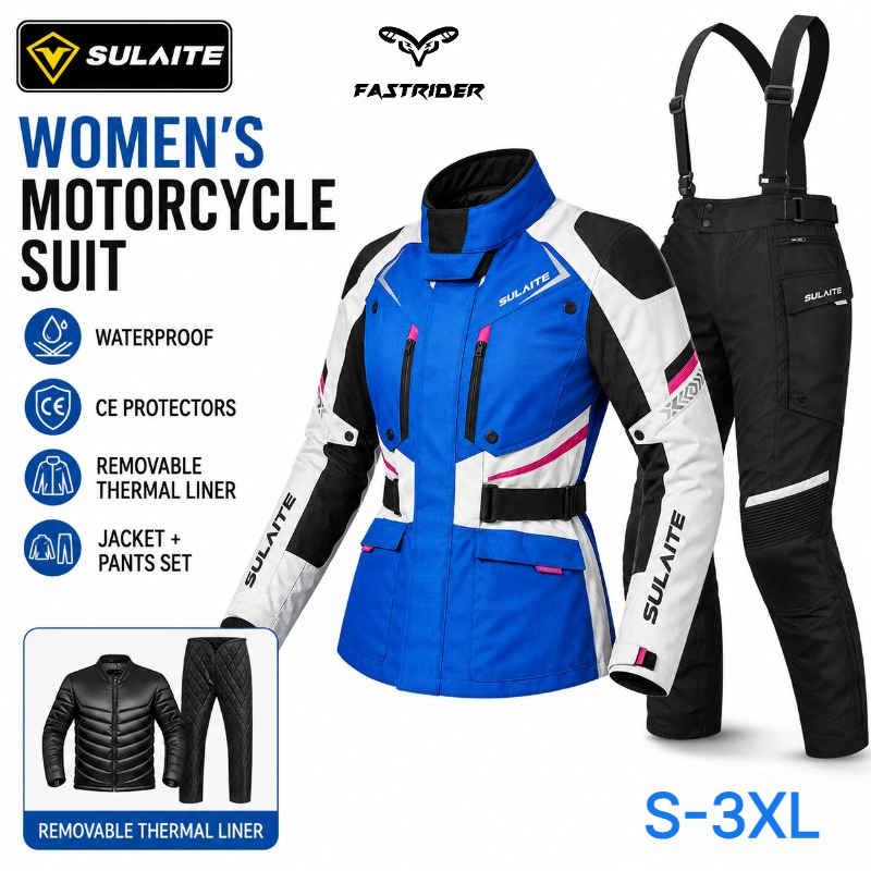 Motorcycle Gear Women Pants - Женский мотоциклетный костюм для зимы: водонепроницаемая