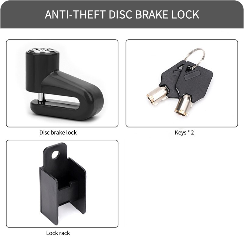 Противоугонный стальной замок  – обзор и цена Disc Lock Brake