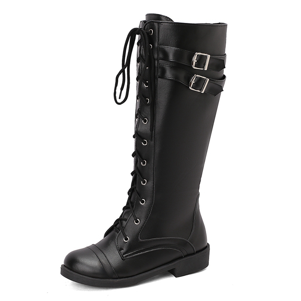 Ботинки-сапоги BLXQPYT женские – обзор и цена Riding Boot Short